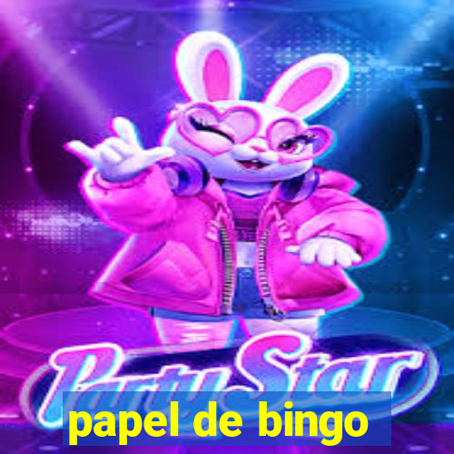 papel de bingo